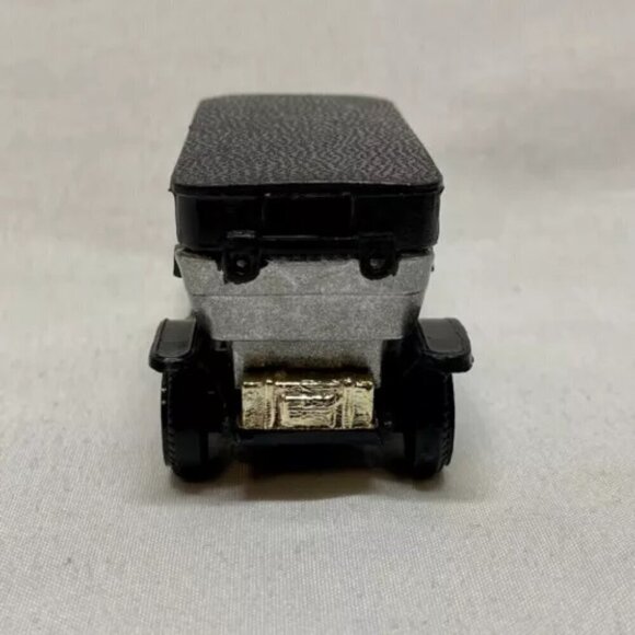 Vauxhall Die-cast Classic Car #S8032 Grey Model Gold Wheels Hong Kong Vintage - Picture 3 of 12